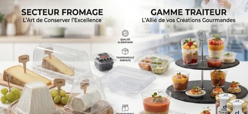 Fromage & Traiteur : Sublimez et protégez vos créations